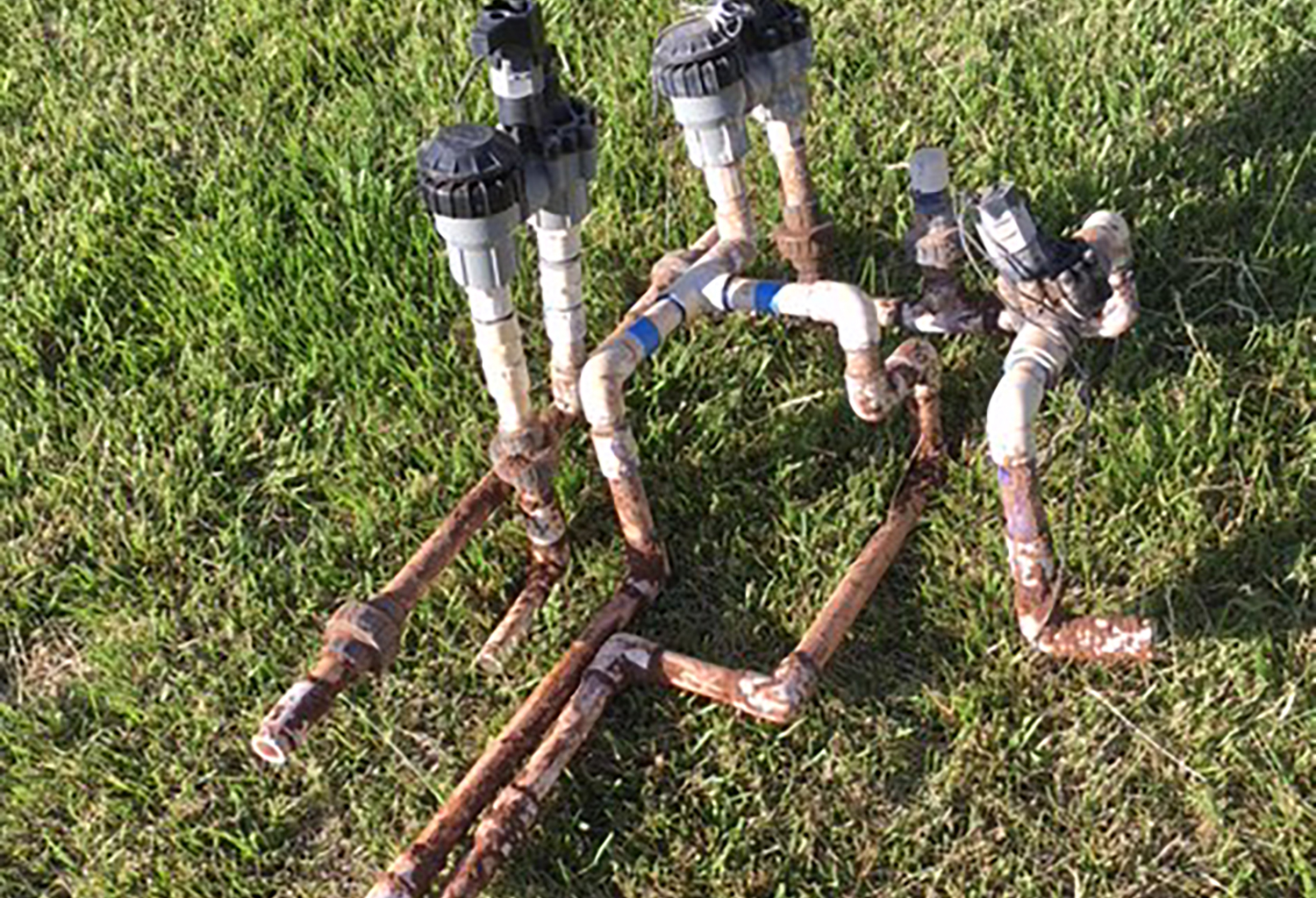 Sprinkler Valve Manifold Repairs